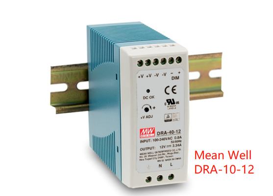 Fuente de alimentación montada sobre carriles del dinar de DRA Series 40W 12V DRA-40 DRA-60