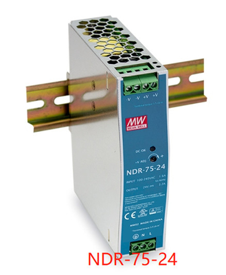 Fuente de alimentación mala del carril del estruendo del pozo 75W NDR-75 NDR-120 NDR-240
