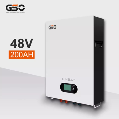 Uso montado en la pared profundo del almacenamiento del hogar de Ion Battery With BMS For del litio del ciclo 48V 200ah