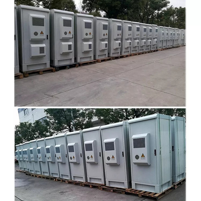 Hurto anti al aire libre doble de los recintos IP55 de las telecomunicaciones de la puerta 24U