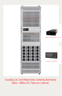 Planta eléctrica de Valere Gran 36kw - 288kw Sistema de energía de telecomunicaciones Eltek Flatpack2 48/2000 Él Flatpack2 48/3000HE Flatpack2 48/4000HE