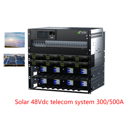 Eltek Flatpack2 48/3200 HE módulo solar 241119.650 Sistema híbrido de telecomunicaciones 7U altura