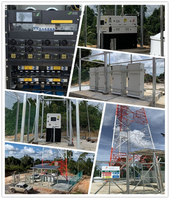 Sistema híbrido de telecomunicaciones de 16 kW 24 kW con MPPT y módulo solar de la marca Eltek 241119.650 241115.650