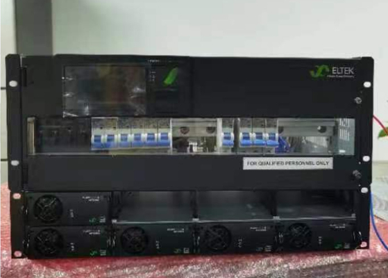 Eltek 48Vdc 19 pulgadas 5U Telecom 16kw 300A Sistema CTO Smartpack Controlador táctil con interruptores de distribución
