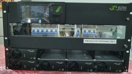 Eltek 48Vdc 19 pulgadas 5U Telecom 16kw 300A Sistema CTO Smartpack Controlador táctil con interruptores de distribución