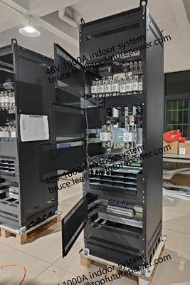 Planta de energía hecha a medida FP2 48Vdc 48kw 1000A Gran planta de telecomunicaciones en interiores Eltek Rectificador Smartpack2 Controlador 3 Fase 208V