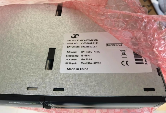 Eltek 48V 12KW Sistema integrado de energía de telecomunicaciones de CC 2U Flatpack2 250A Sistema de CC CIO30402.XXXX