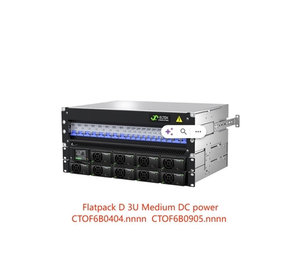 Eltek Flatpack D 3U 48Vdc 15KW Distribución de energía de corriente continua media para soluciones flexibles de energía de corriente continua CTOF6B0404.Nnnn