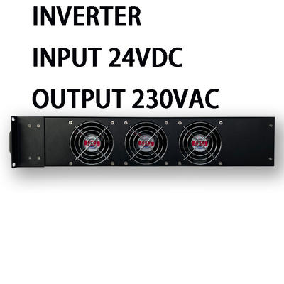 Cargador de 3Kva 19"2U montado en el bastidor Cargador incorporado Inverter fuera de la red con protección contra sobrecarga corta