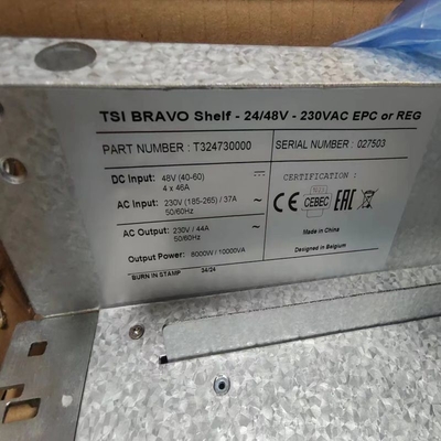 CE+T ETI Energía BRAVO 24/48V 230VAC 2U Estante de alimentación para gabinete de 19 pulgadas P/N: T324730000