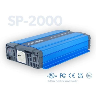 Invertidor de potencia de Cotek 2000W Invertidor de onda senoidal puro de la serie SP SP-2000