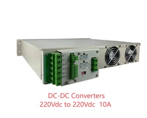 Convertidor de corriente continua de 19 pulgadas 24Vdc 48vDC 110vDC 220Vdc 2200W10A Módulo de alimentación independiente con controlador de monitor LCD