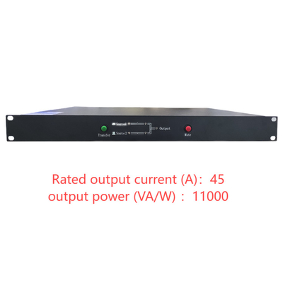 Interruptor de transferencia estática de relé monofásico STS de doble conmutación de 220V con un rango de corriente de STS45S STS45D 45A para potencia de CA de doble canal