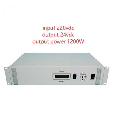 Conversores de CC aislados de la serie RCT2000D de 19" montaje en bastidor Entrada 220vdc Salida 24vdc 1200W D50-11-14