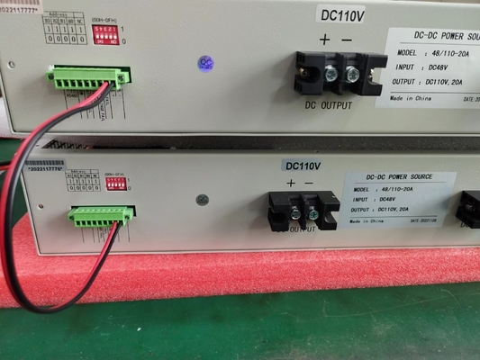 OEM Personalización Conversores de CC de 19 pulgadas RCT2000D Serie Entrada 110vdc Salida 110vdc 2200W D20-10-10