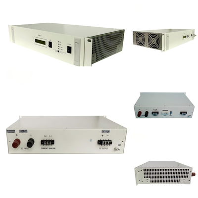 Personalización OEM de convertidores CC-CC de 19 pulgadas Serie RCT2000D Entrada 220 VCC Salida 48 VCC 2400 W D50-11-18