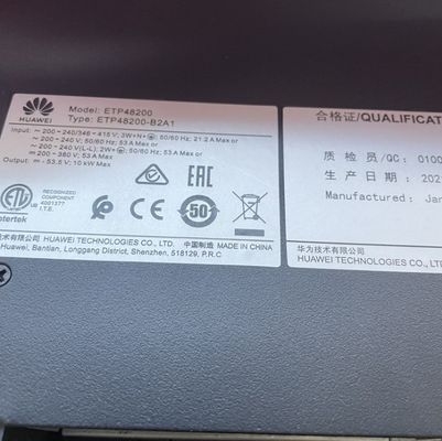 Sistema de alimentación de alta eficiencia de CA incorporado de 19 pulgadas ETP48200-B2A1 Rectificadores Módulo R4815 R4830G1