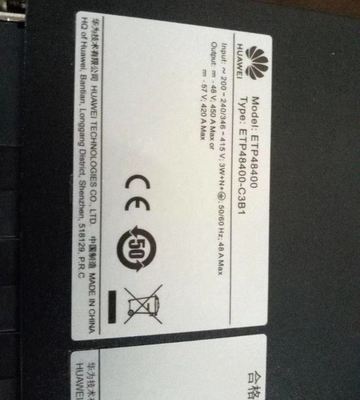 Fuente de alimentación de conmutación integrada de Huawei ETP48400-C3b1 Módulo rectificador 48V400A