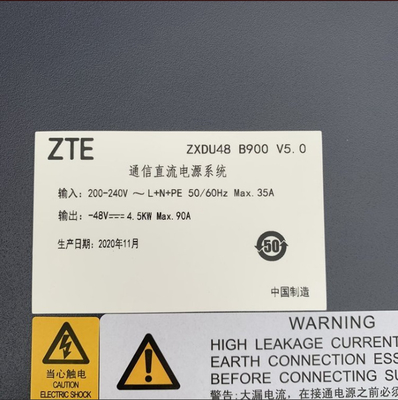 Fuente de alimentación de comunicación ZTE ZXDU48 B900 V5.0 Sistema de alimentación de CC Sistema de alimentación de 48V90A CA a equipos de comunicación directa