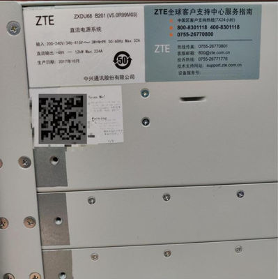 Sistema de alimentación de telecomunicaciones de alta eficiencia Zte -48v 200a Zxdu68 B201 integrado
