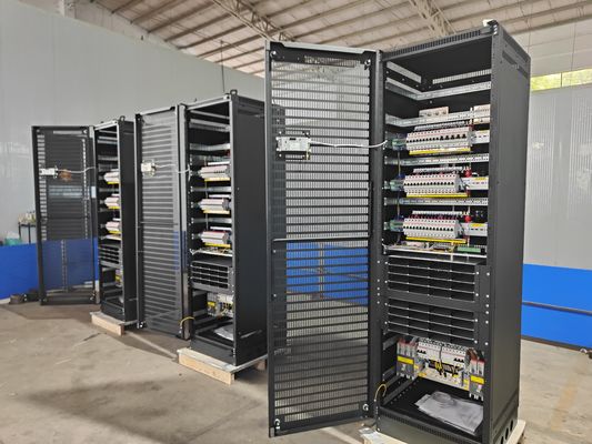 -48Vdc 1000A Gran sistema de energía de telecomunicaciones Gran planta de energía 240Vac 2L + N + PE con Flatpack2 48/3000 SHE 241119.106