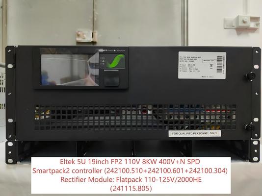 Sistema de alimentación de CC Eltek Flatpack2 110Vdc 8KW CIO20405.XXX con Flatpack 110-125V/2000HE 241115.805 241119.805