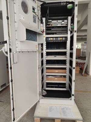 Gabinete de Telecomunicaciones para Exteriores IP45 IP55 -48vdc Capacidad de 16KW 24KW 36KW para Estación Base de Telecomunicaciones
