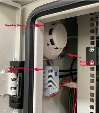 Gabinete al aire libre antirrobo 30U 40U del gabinete de telecomunicaciones con cerradura de tres puntos hecho a medida para equipos de red