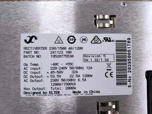 Modulo Eltek DC AC Inverter Rectiverter con conversión de potencia de alta eficiencia de 115V/750VA 48V/600W