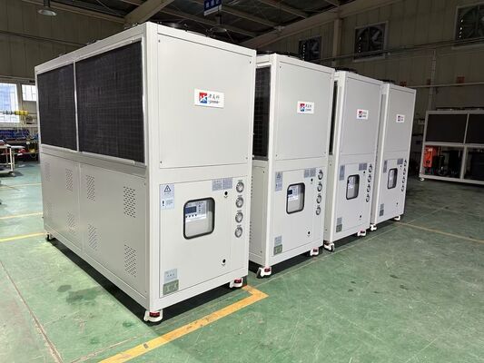 Refrigerador de tornillo refrigerado por aire de alta eficiencia - Equipo de refrigeración industrial de ahorro de energía