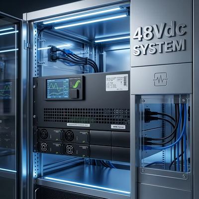 FP2 48V 12KW+6KVA 230V SPD BD 5U Solución integrada de suministro de energía integrada