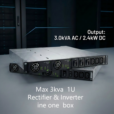 Eltek CTOR0201.001 original 3kVA 230V 1ph Rectiverter 48V 2.4kW Fuente de alimentación CC para sistemas de telecomunicaciones