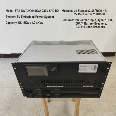 Sistema de alimentación del rectificador Eltek 12KW DC 6KVA AC Smartpack2 Control táctil