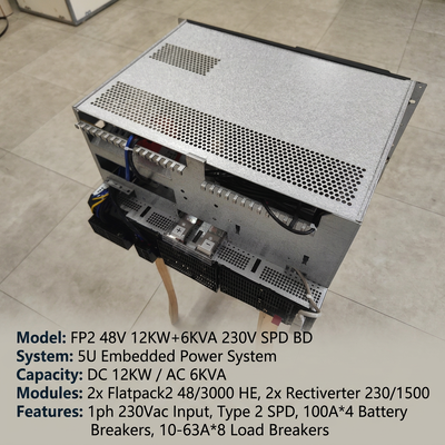 Sistema de alimentación del rectificador Eltek 12KW DC 6KVA AC Smartpack2 Control táctil