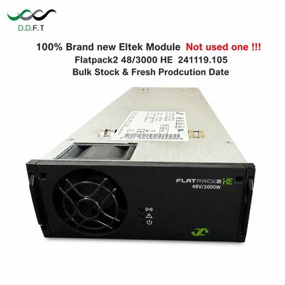 Módulo Rectificador de Alta Eficiencia Intercambiable en Caliente Eltek Flatpack2 48/3000HE 3000W 48V para Suministro de Energía de Telecomunicaciones