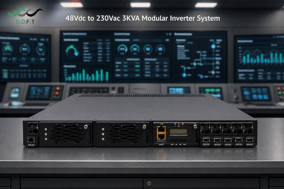 Sistema inversor modular de 6 KVA de alta confiabilidad: onda sinusoidal pura de 48 V CC a 220 V CA para telecomunicaciones