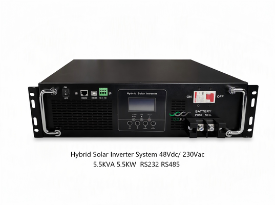 5Sistema de inversor solar híbrido de.5KW 48V con onda senoidal pura para energía de respaldo en el hogar
