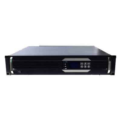 6KVA 125VDC a 220VAC Inversor montado en el bastidor 4800W Fuente de alimentación de telecomunicaciones de onda senoidal pura con 4 tomas de C13 hechas a medida