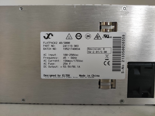 Módulo 48/3000 Flatpack2 48v 3000w 241119,903 del rectificador de las telecomunicaciones