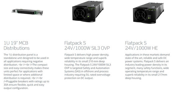 equipo de las telecomunicaciones CTOS0301.1319 OLT de 48V 5.4kw Eltek Flatpack S 1U 241122,125