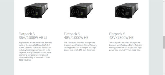 equipo de las telecomunicaciones CTOS0301.1319 OLT de 48V 5.4kw Eltek Flatpack S 1U 241122,125