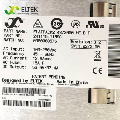 Módulo alto Effciency de la CA DC de Eltek 241115,105 FP2 48/2000HE 48Vdc 2000W
