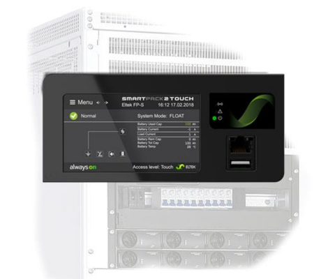 Tacto del módulo Smartpack2 de la supervisión de las telecomunicaciones de los sistemas eléctricos 242100,510 de DC