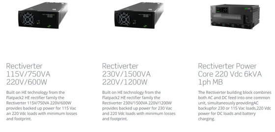 el sistema eléctrico Rectiverter de las telecomunicaciones de 3kVA 1phase 220VDC integró independiente (número de parte: CTOR0201.003)