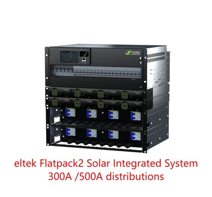 Pure Solar System 300A/500A Eltek Flatpack2 Núcleo de energía solar autónoma para comunicación