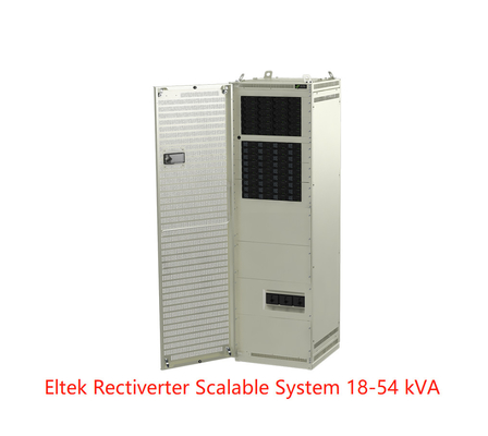 Sistema escalable 18-54 KVA del sistema interior de Eltek Rectiverter con A y B opcionales, entrada de la CA (CIEJ3642.xxxx)