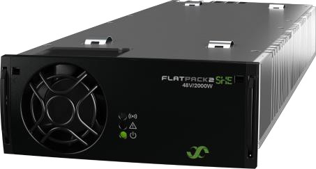 Sistema eléctrico de Eltek Flatpack2 24V 48KW DC con Smartpack2 Flatpack2 24/1800HE