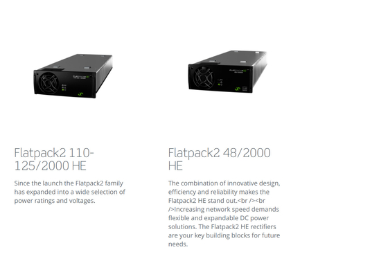 Sistema eléctrico de IBF Flatpack con los rectificadores FP2