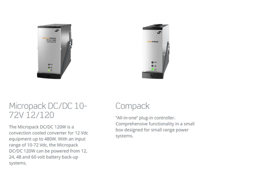 Eltek Micropack System 120W1000W 12V 24V opciones 48V con controlador compacto P/N: 241120.911 P/N: 241120.920 P/N: 241120.901