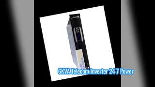 Inversor de montaje en bastidor de 6KVA 125 VCC a 220 VCA para telecomunicaciones